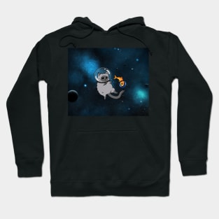 spacecat and spacefish Hoodie